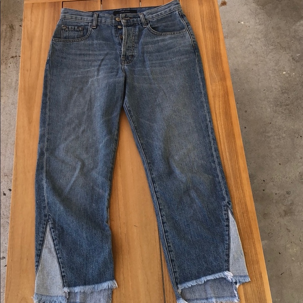 JBRAND “Wynne High Rise Crop” Jeans